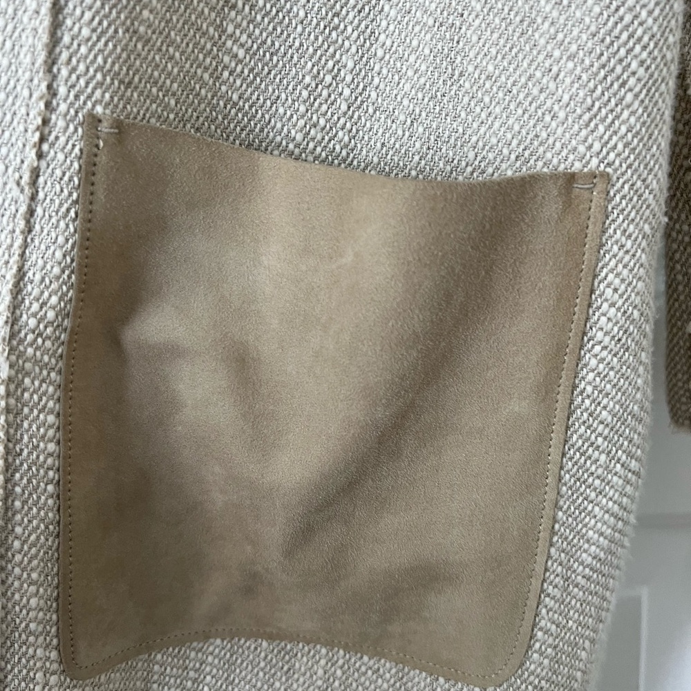 Ellie Tahari Linen Cotton Jacket size XL - Picture 3 of 12